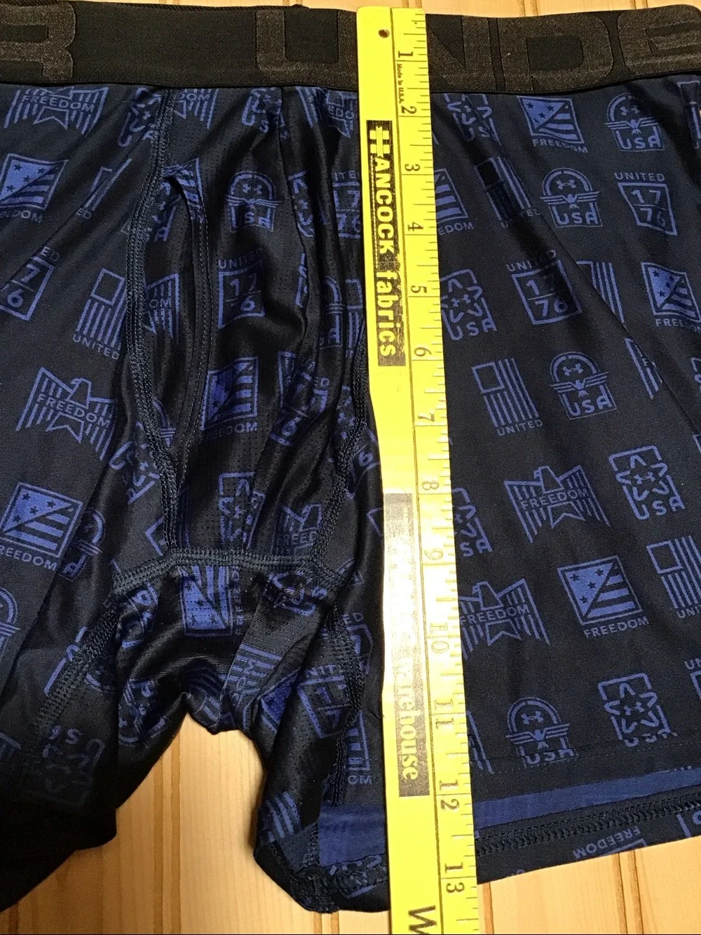 Under Armour Men’s The Tech Boxerjock Patriotic Blue & Black Flag Eagle Boxers